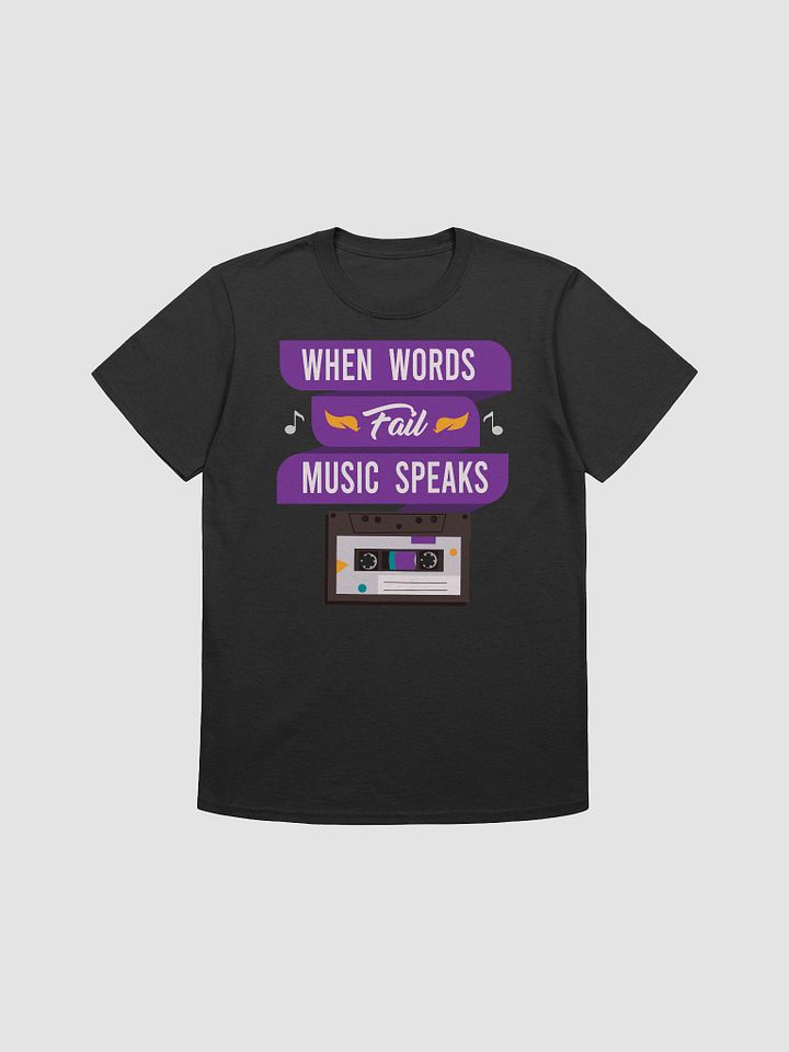 Music Speaks Unisex Graphic Tee product image (1)