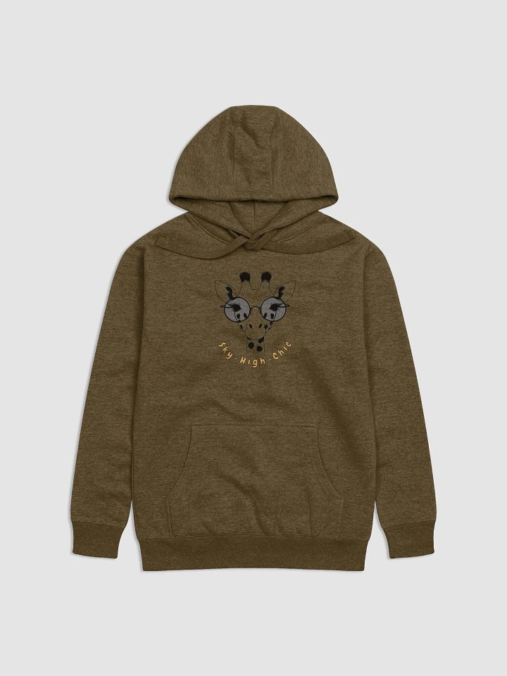 Sky-High-Chic Giraffe Sunglasses Hoodie product image (1)