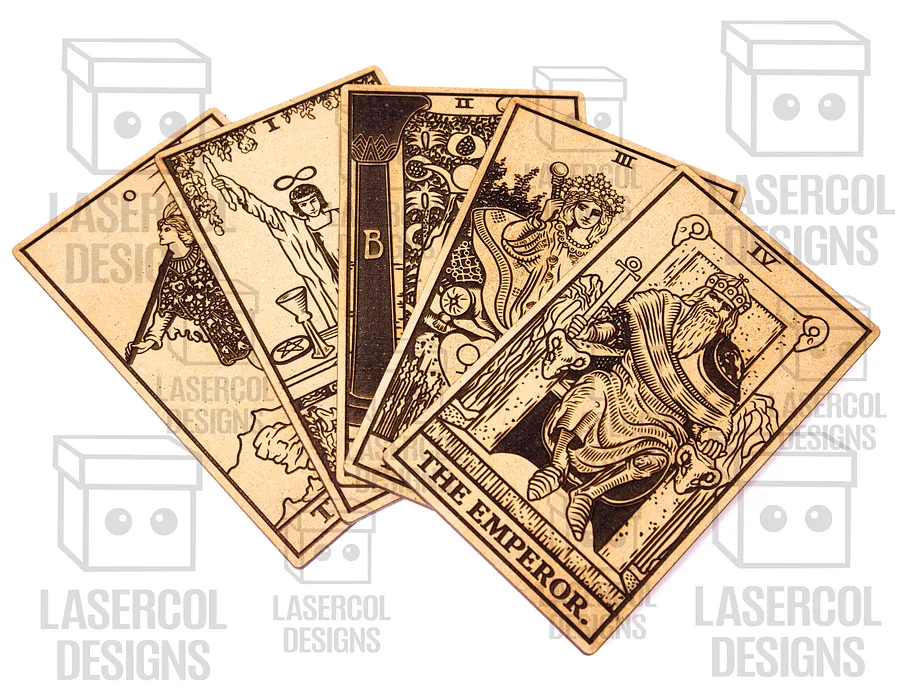 Tarot Cards (Set 1) - Laser Cut Files product image (7)