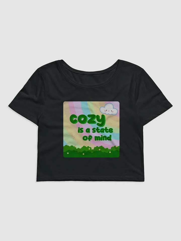 Cozy is a state of mind Crop Tee product image (2)