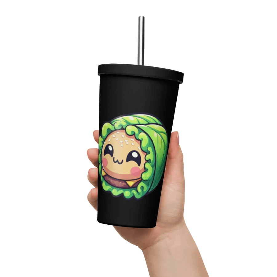Whimsical Burger Buddy Insulated Tumbler product image (5)