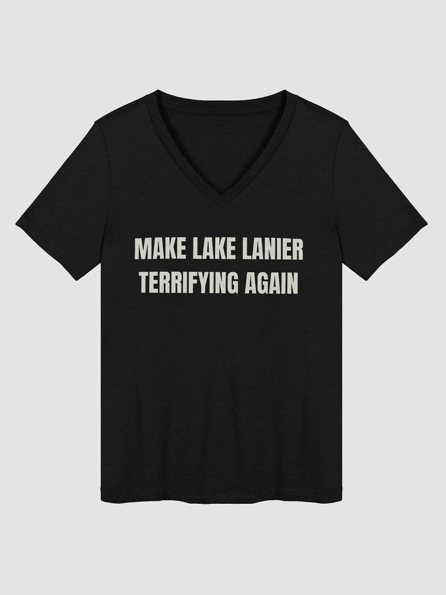 Make Lake Lanier Terrifying Again Ladies V-Neck Shirt product image (3)