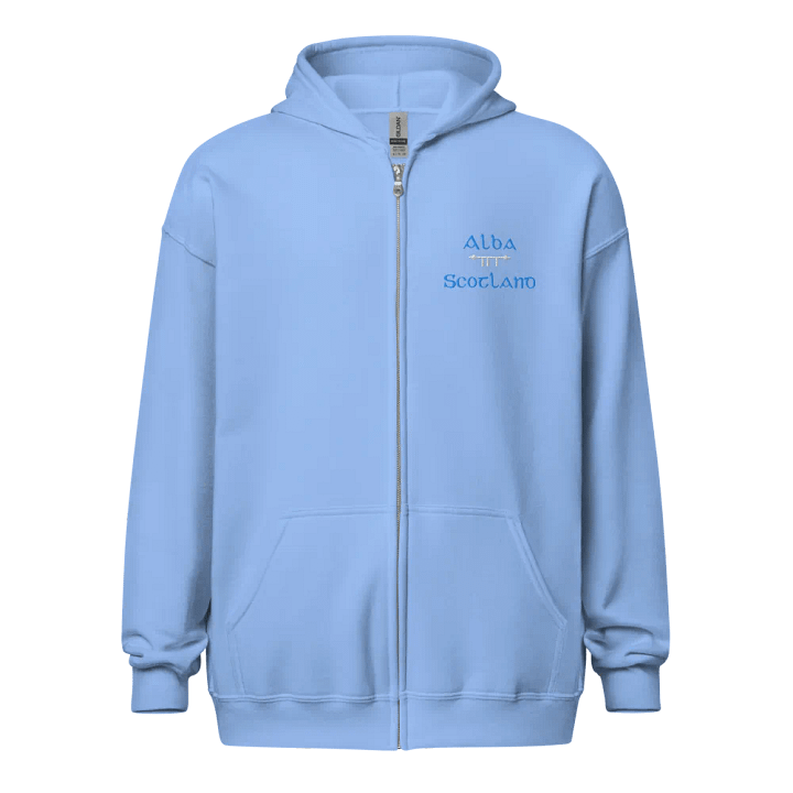 Scotland/Alba Scholastic style Ogham embroidered Zip Hoodie product image (9)