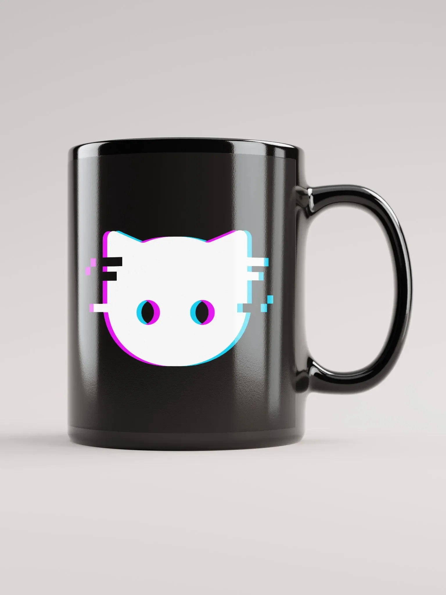 Land of Kittens Glitch Effect Mug product image (1)