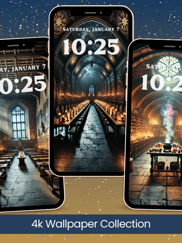 Hogwarts Classroom Harry Potter Phone Wallpaper I 4K Quality Bundle product image (3)