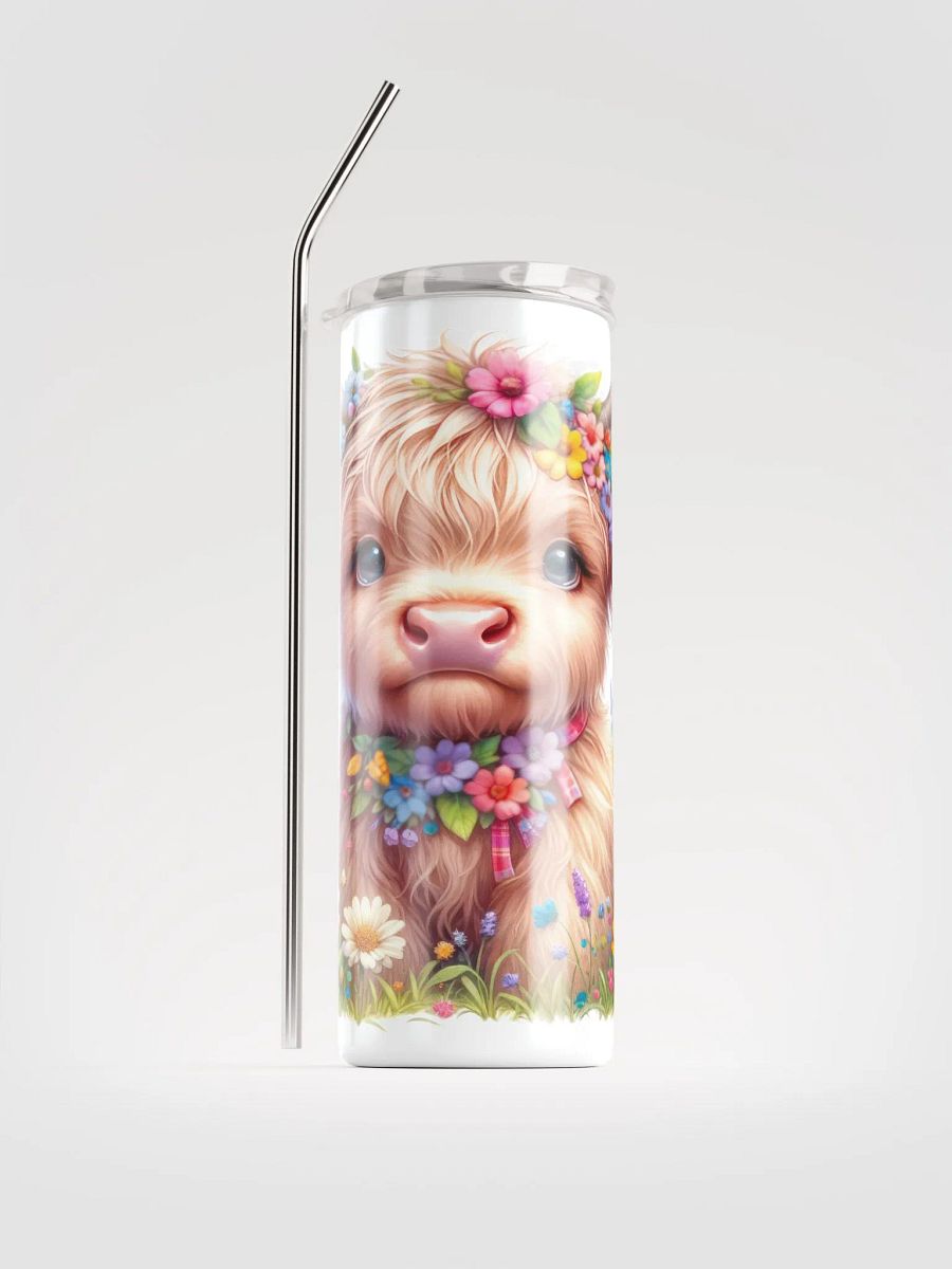Whimsical Highland Cow Stainless Steel Tumbler product image (1)