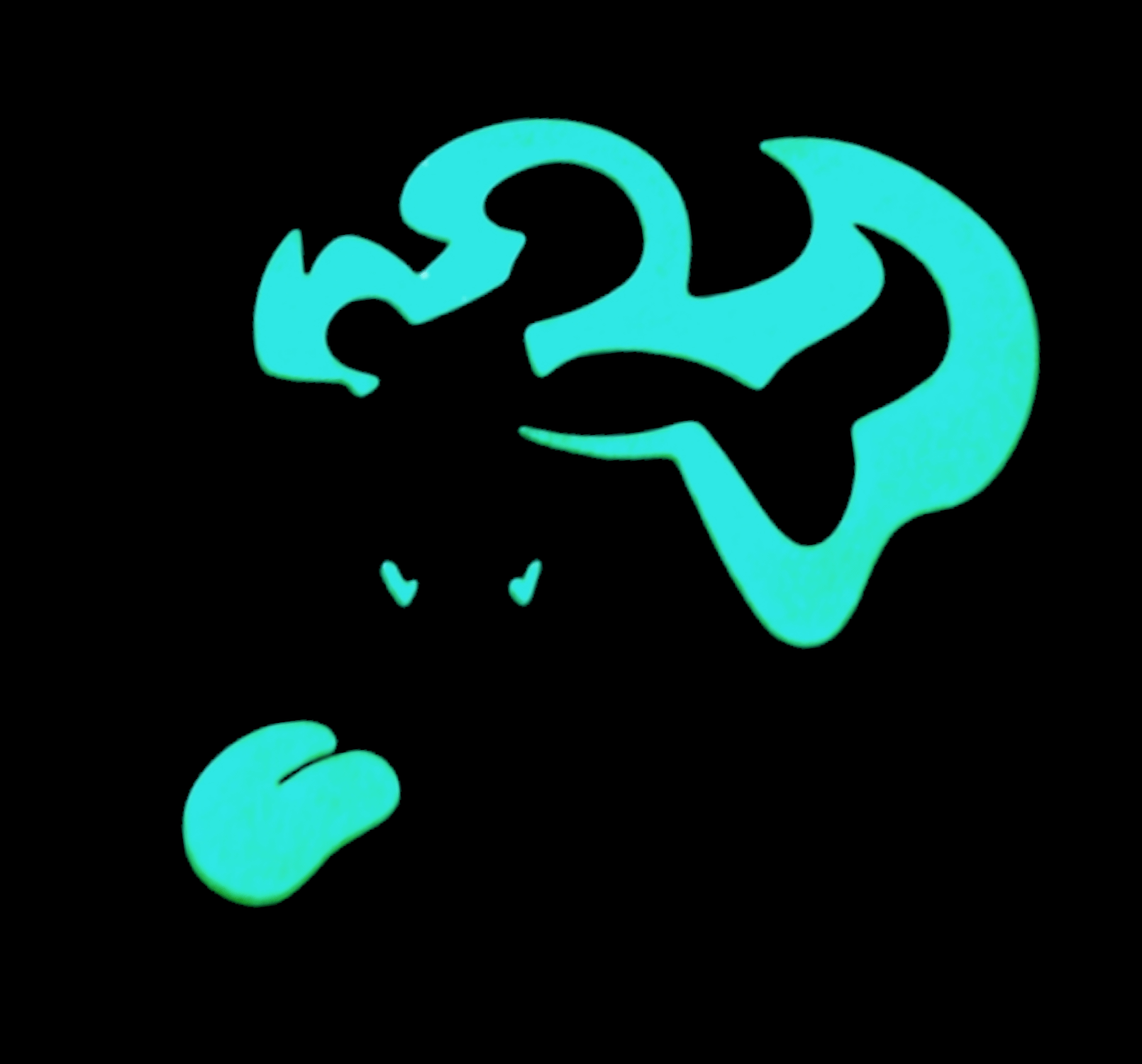 Jaw Bone Pin - Glow In The Dark product image (5)