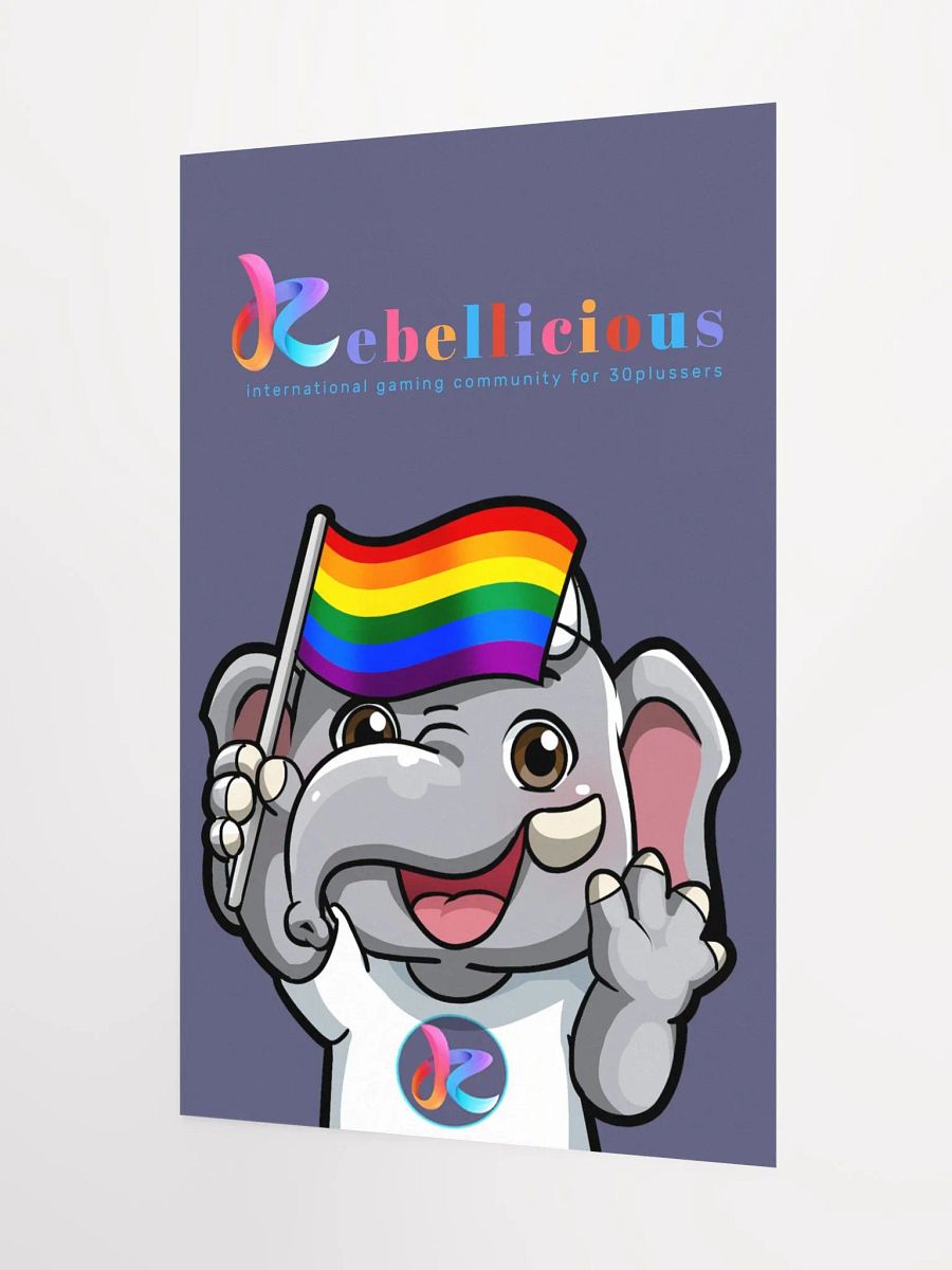 Rebellicious Proud Rebelphant Poster product image (7)