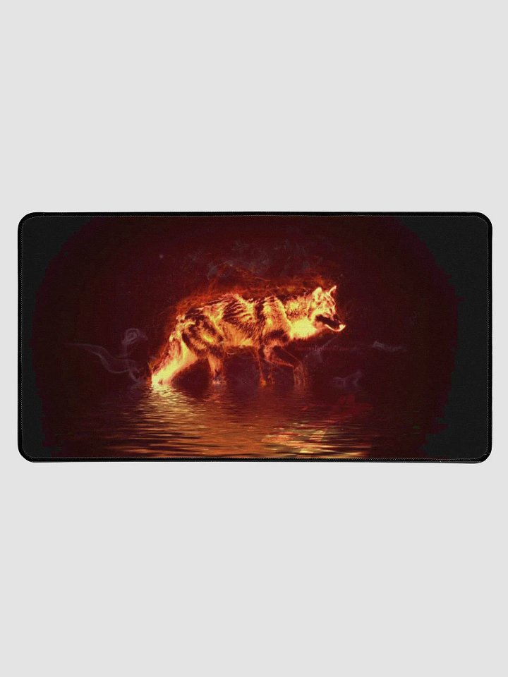 Fire Wolf Desk Mat product image (1)