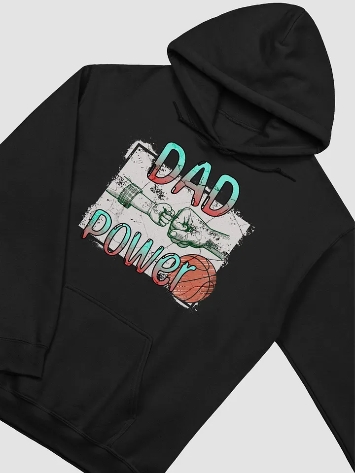 Dad Power Basketball Fist Bump Hoodie product image (2)