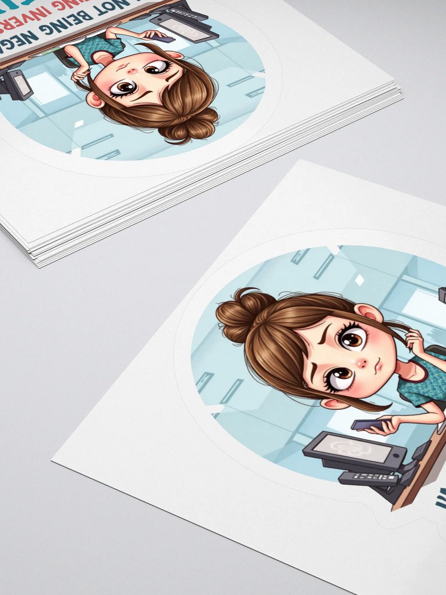 Inverse Positivity Kiss Cut Stickers product image (10)