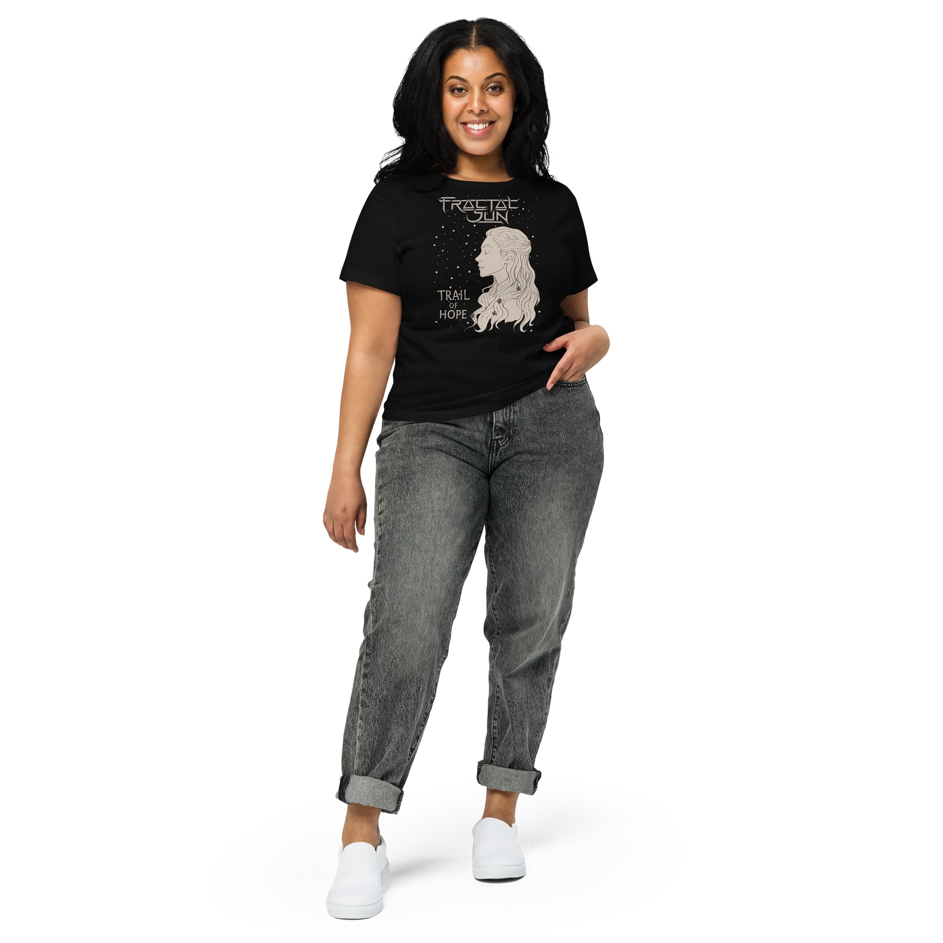 Trail of Hope Women's High-Waisted Tee product image (6)