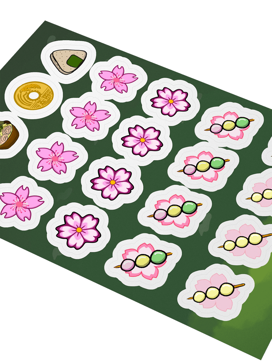 Spring Emotes Set - Kiss Cut Sticker Sheet product image (3)
