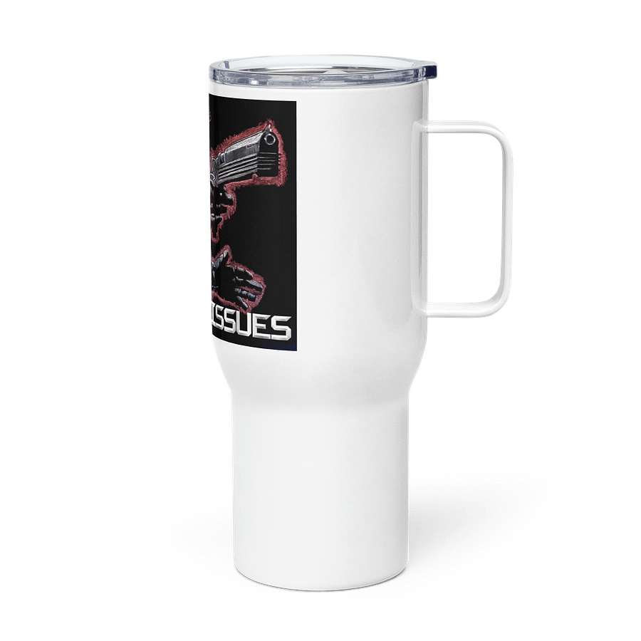 Metal Law Enforcer Gun Holder Travel Mug product image (4)