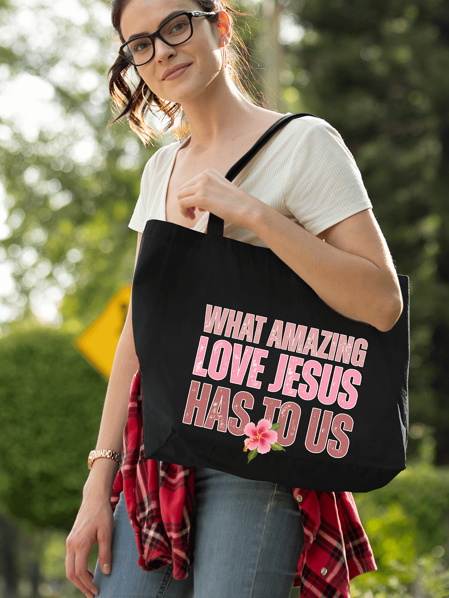 JESUS Amazing Love To Us Eco Tote bag product image (1)