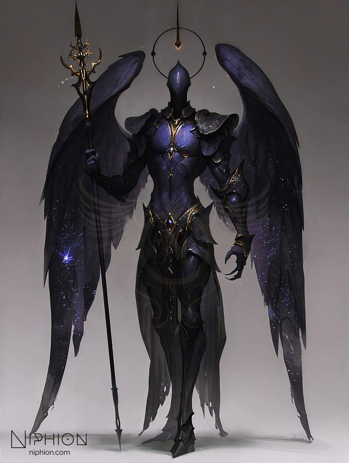 High-Resolution Digital Art – Nebula Archangel, Character Design #15 product image (1)