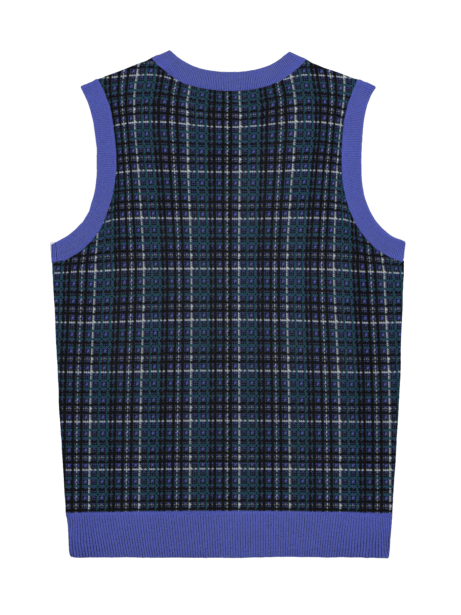Purple Plaid Vest product image (2)