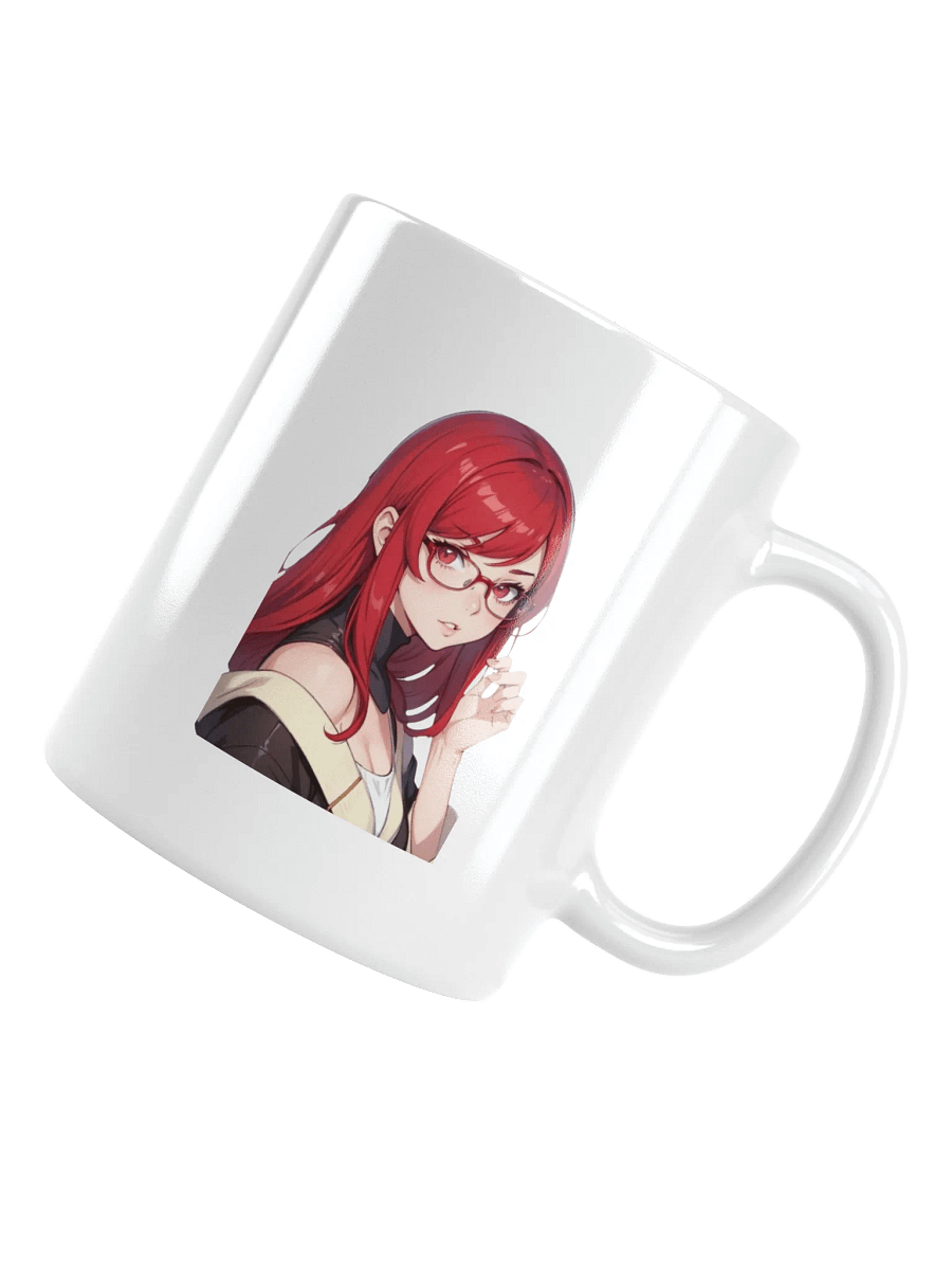 (RED WAIFU) K White Mug product image (4)