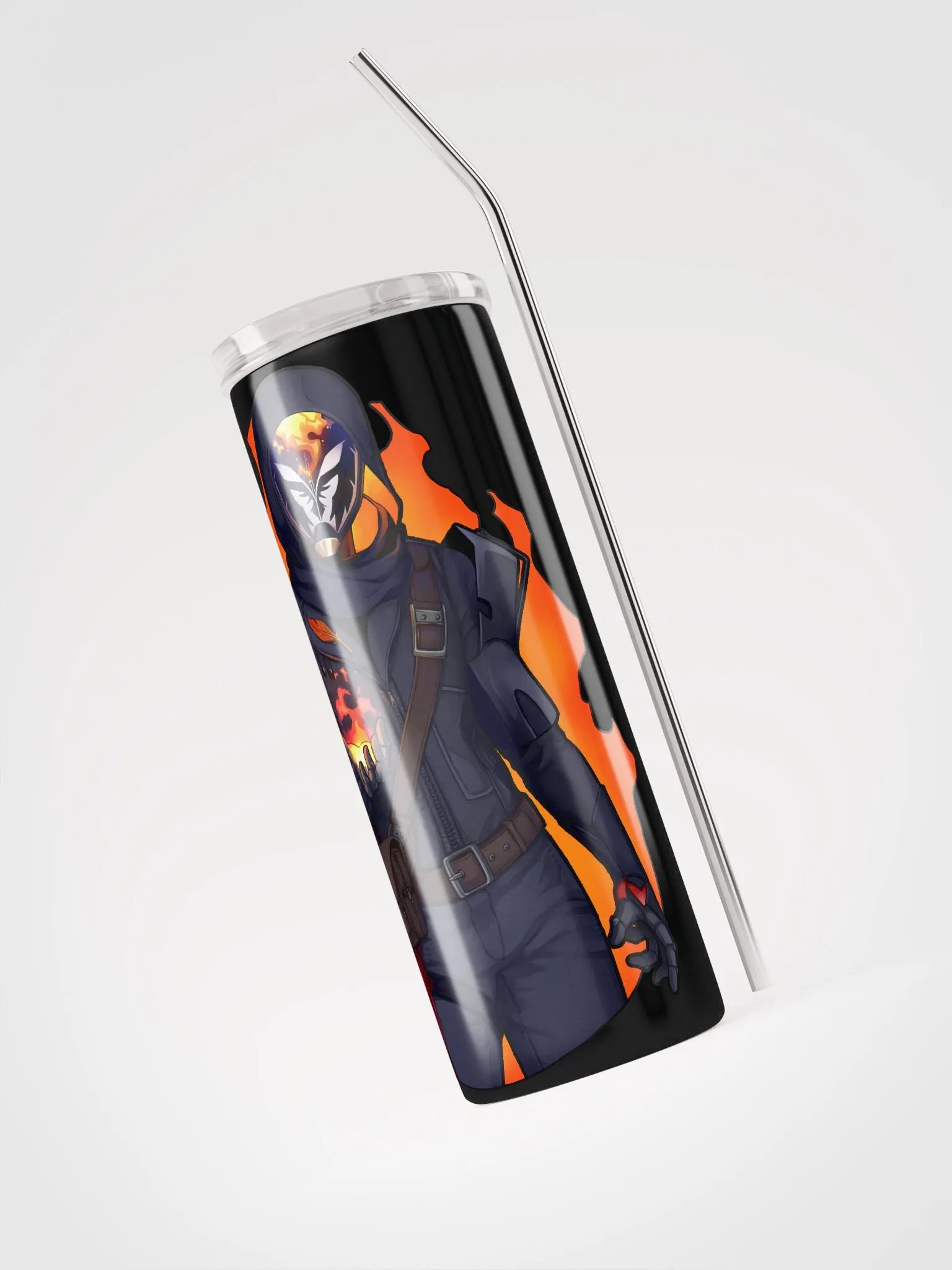 Flame Supernova Stainless Steel Tumbler & Straw product image (1)