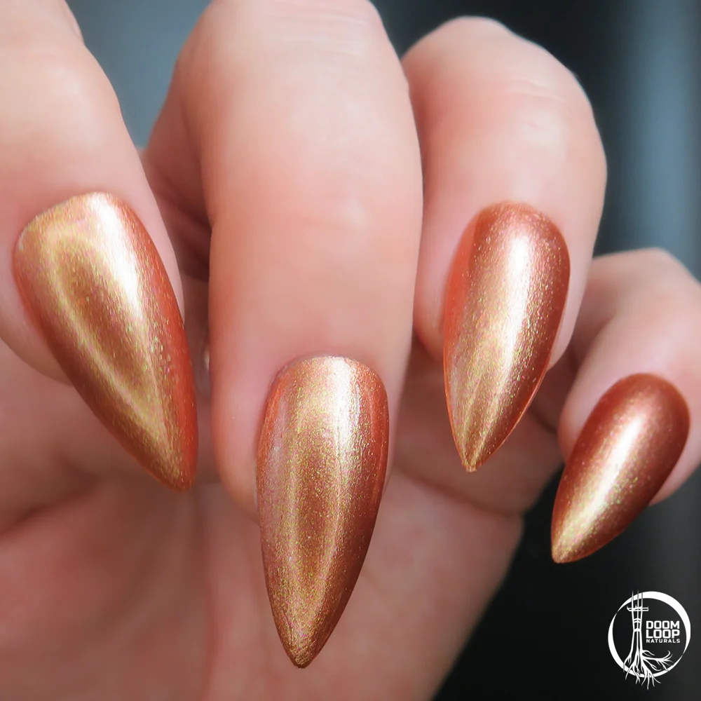 INTERROBANG - Sunset Gold Sparkly Nail Polish product image (3)