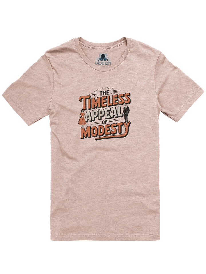 Timeless Modesty Tee, Classic Couple Gift, Elegant Matching Shirt product image (1)