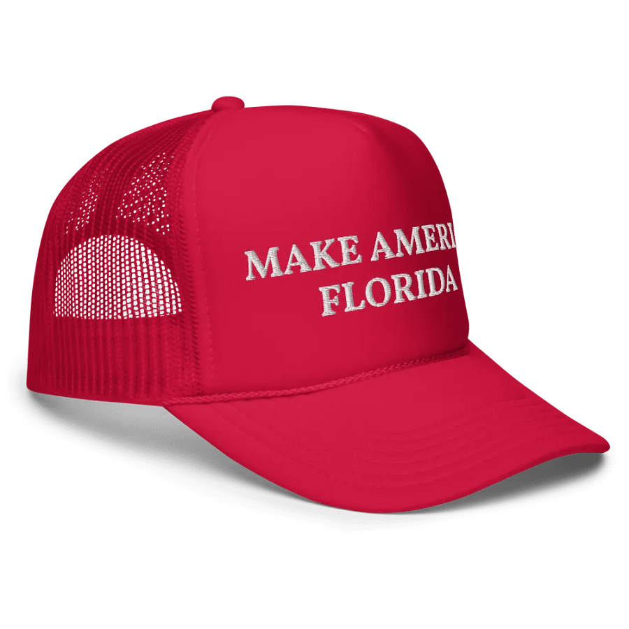 MAKE AMERICA FLORIDA - Trucker cap embroidered hat product image (3)