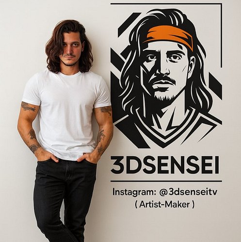 Welcome to my dojo 🥋⚡️
This is 3DSENSEI — where art, design, and making collide.

I’m an Artist-Maker, building a world of cr...