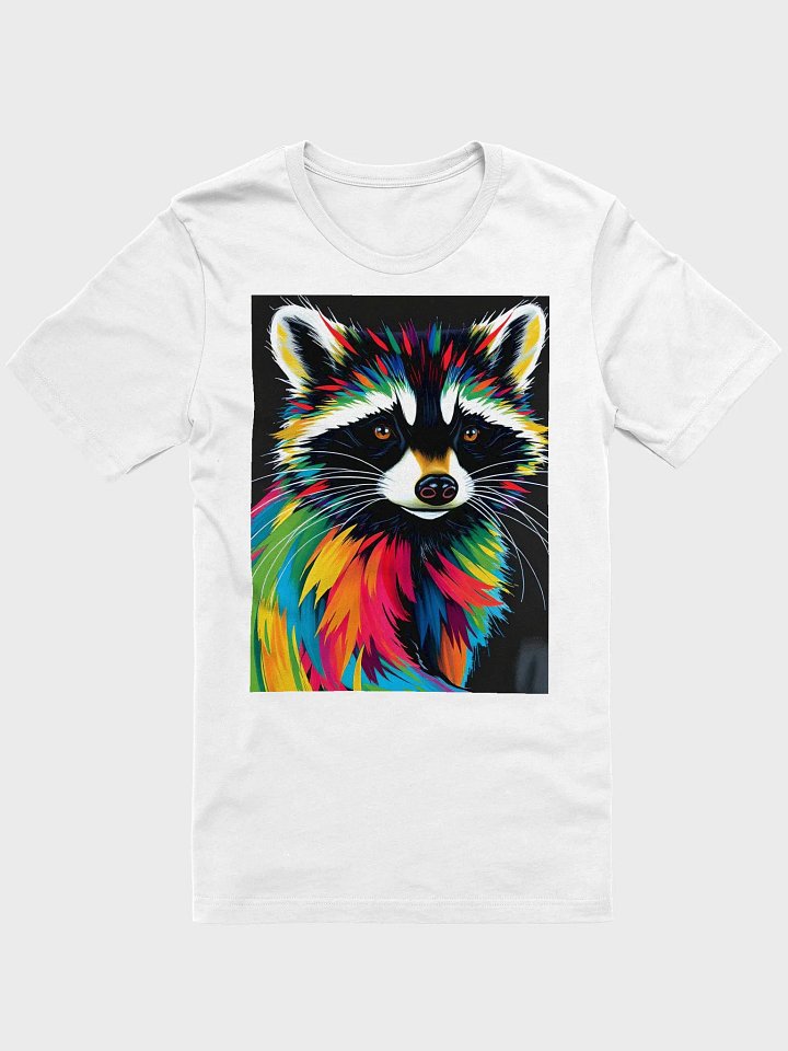 beautiful colorful raccoon, Ultimate Comfort Classic T-Shirt product image (1)