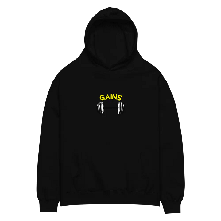 "Gains" Oversized Hoodie product image (4)