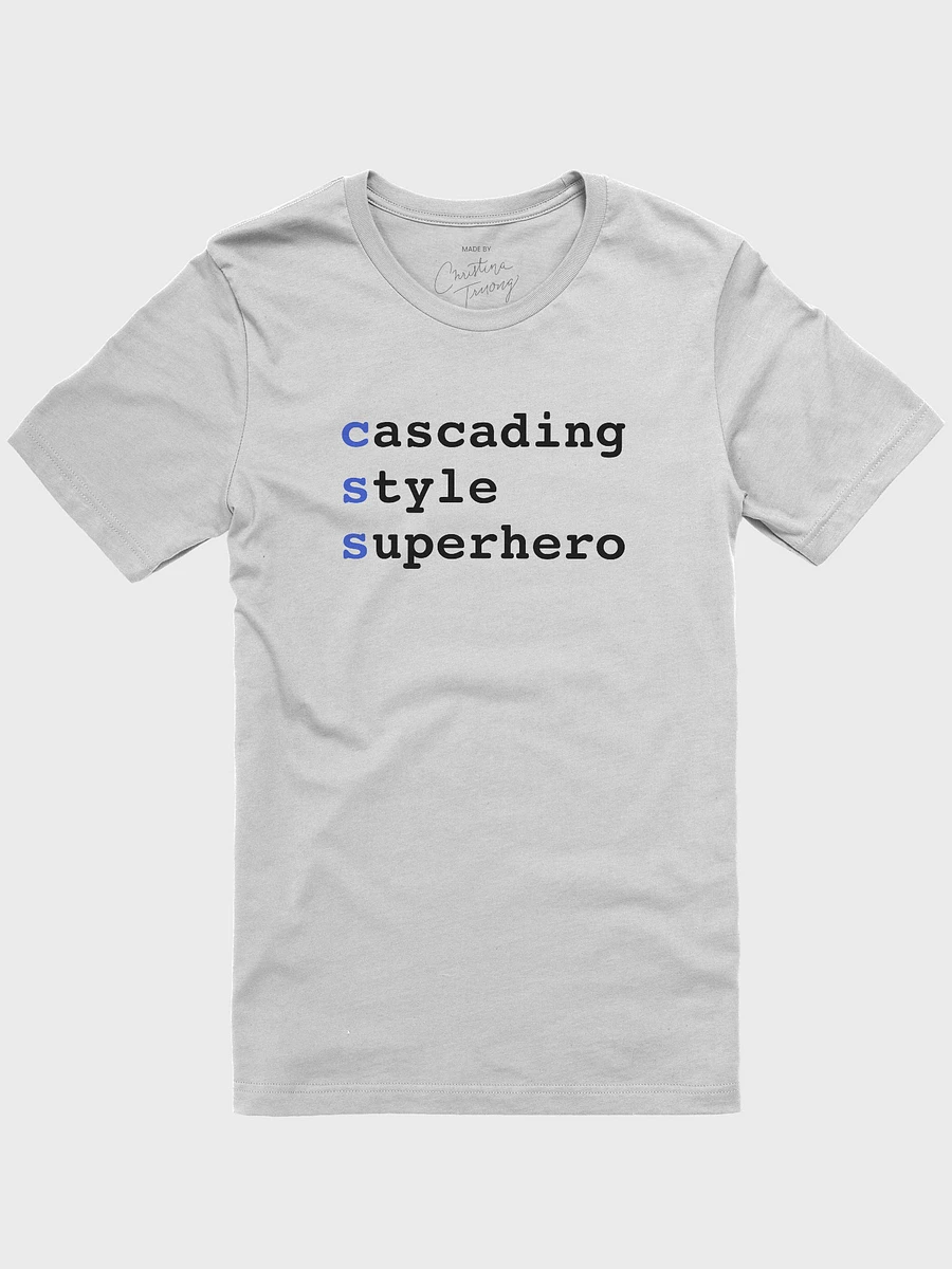 CSS Cascading Style Superhero T-Shirt product image (1)