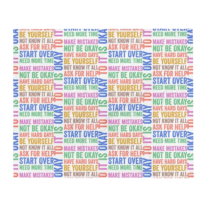 It's Okay Blanket product image (1)