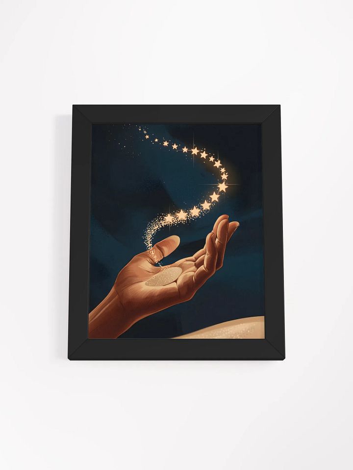 Guiding Stars Hand Art | Cosmic Inspiration Night Sky Print product image (1)