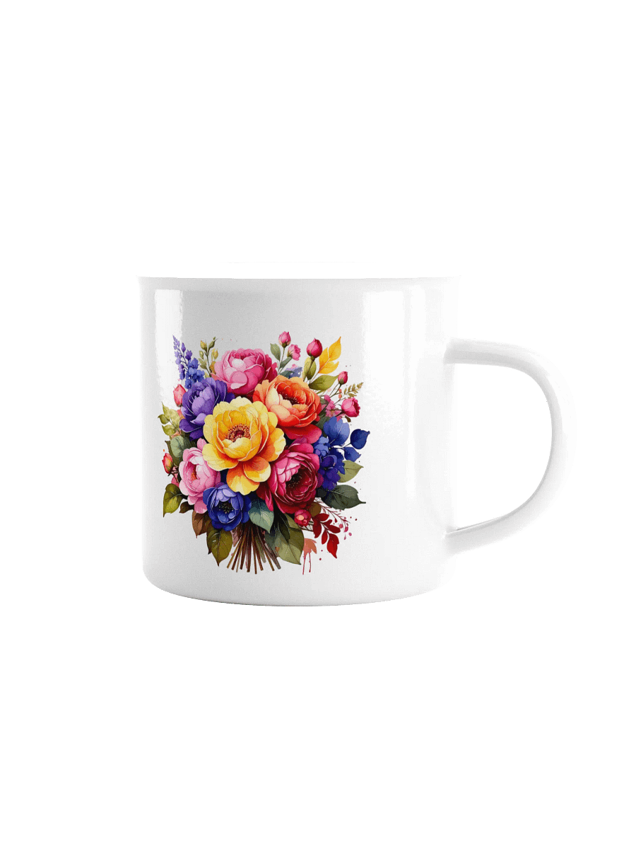 Columbia Road Market Enamel Mug (Floral) product image (1)