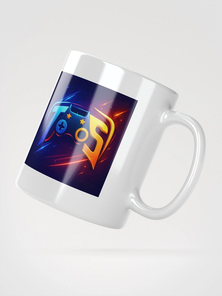 Tony Saiz Signature Logo White Glossy Mug (2025) product image (2)