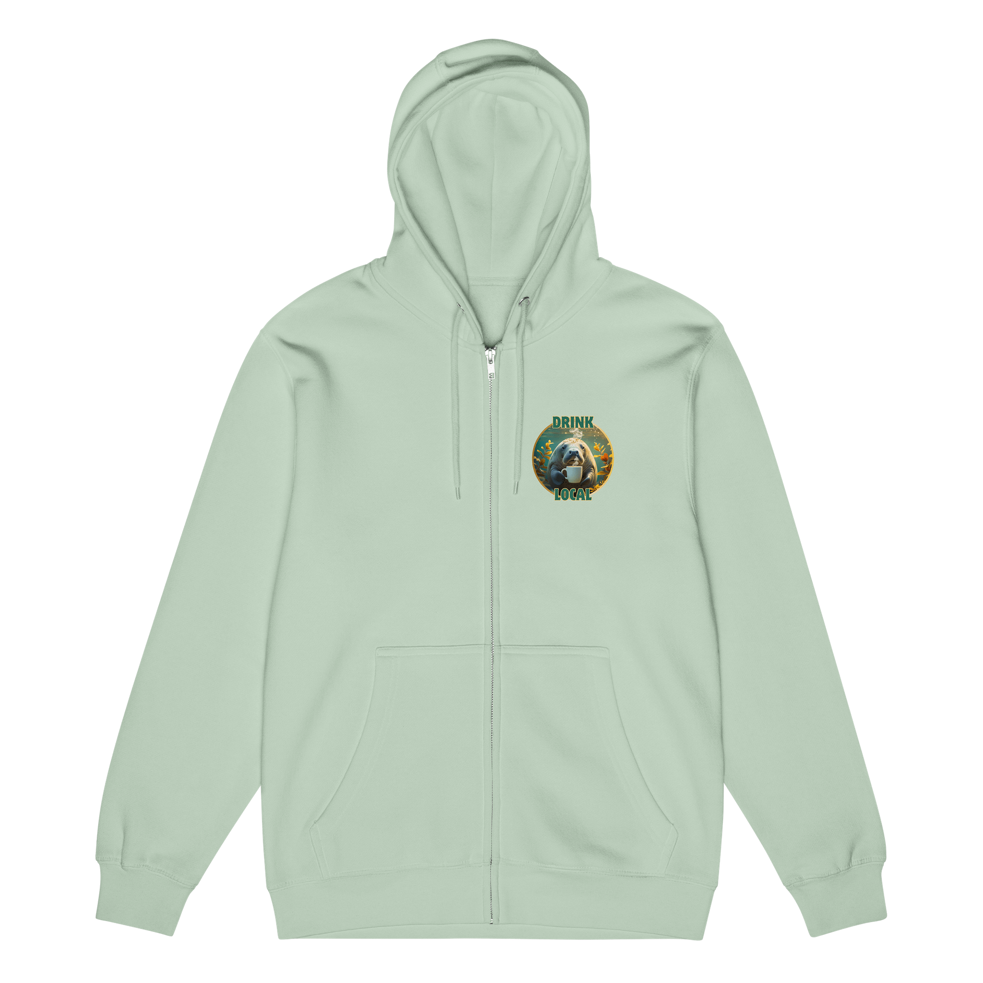 Drink Local (Coffee) Full Zip Hoodie product image (6)