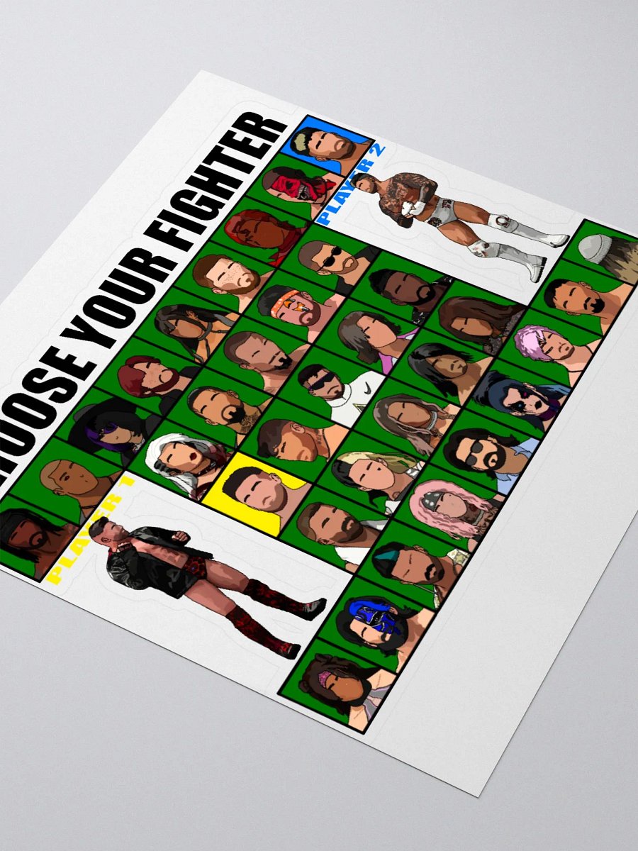 PEPW Choose Your Fighter MVH x Flynn Sticker product image (3)