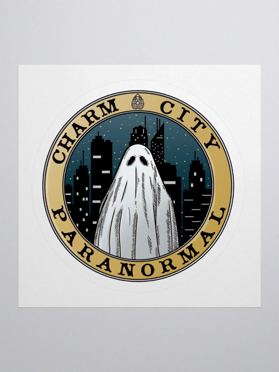 Charm City Paranormal Badge Sticker product image (1)