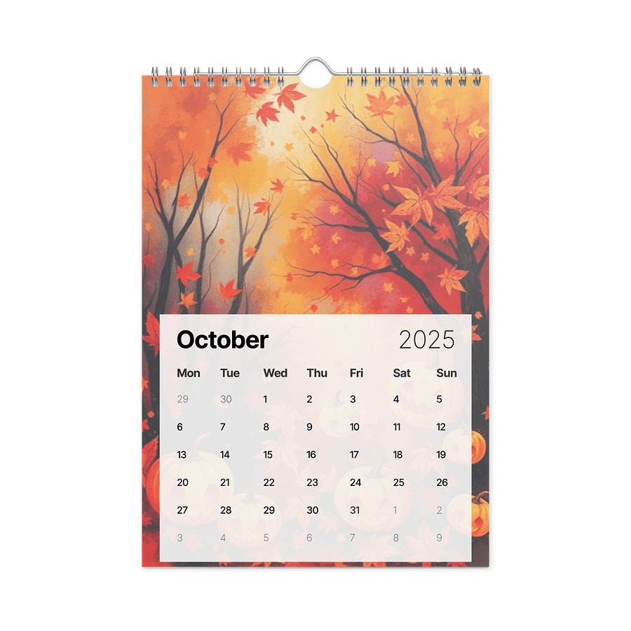 ART ABSTRACT WALL CALENDAR 2026 product image (12)