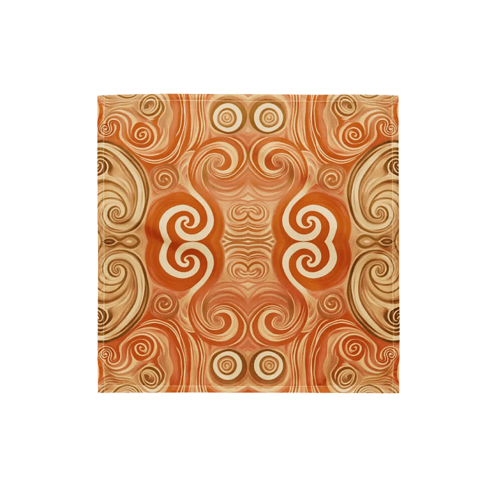 Funky Latte Liquid Tie-Dye Bandana product image (2)