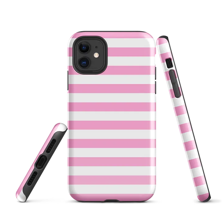 pink stripe i phone case product image (1)
