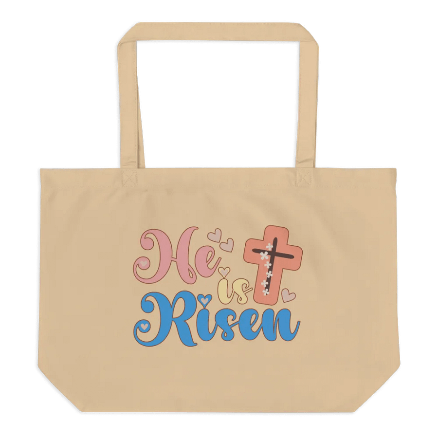 He is Risen Lamb of God Easter Econscious Organic Cotton Twill Tote product image (5)