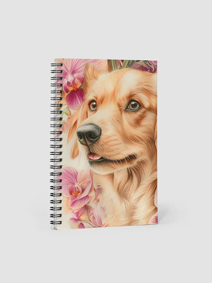 Orchid Canine Spiral Notebook product image (1)