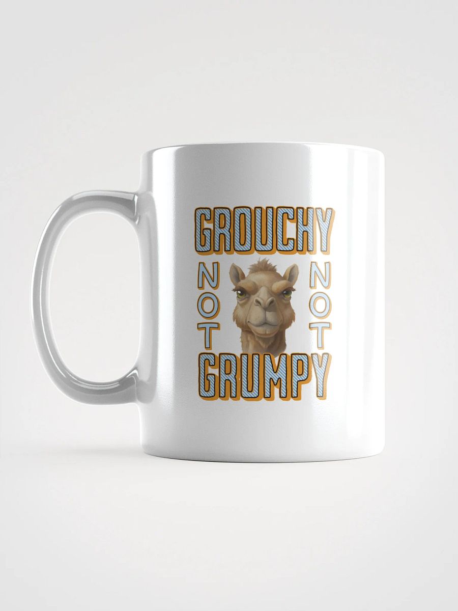 Grouchy Not Grumpy Camel White Glossy Mug product image (1)