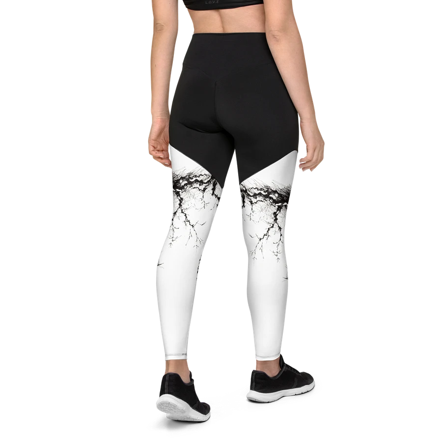 Bamboo Root All-Over Print Sports Leggings product image (13)