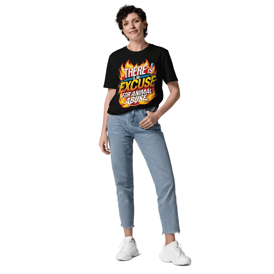 Flaming Message Organic Tee product image (11)