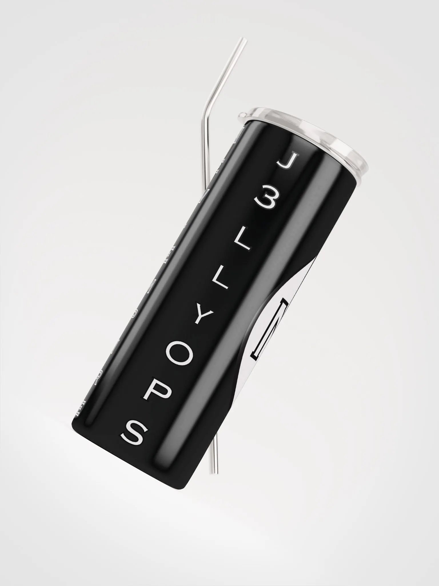 New Empire Stainless Steel Tumbler + Straw-Simple and Clean Logo product image (7)
