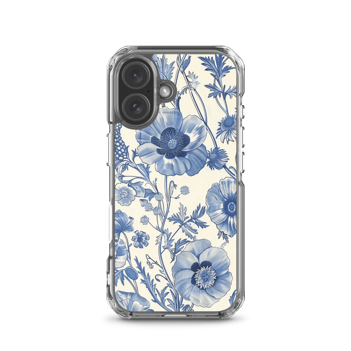 Blue Floral Delight iPhone® Case product image (23)