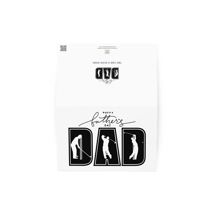 DAD Golfers Father's Day Card product image (4)