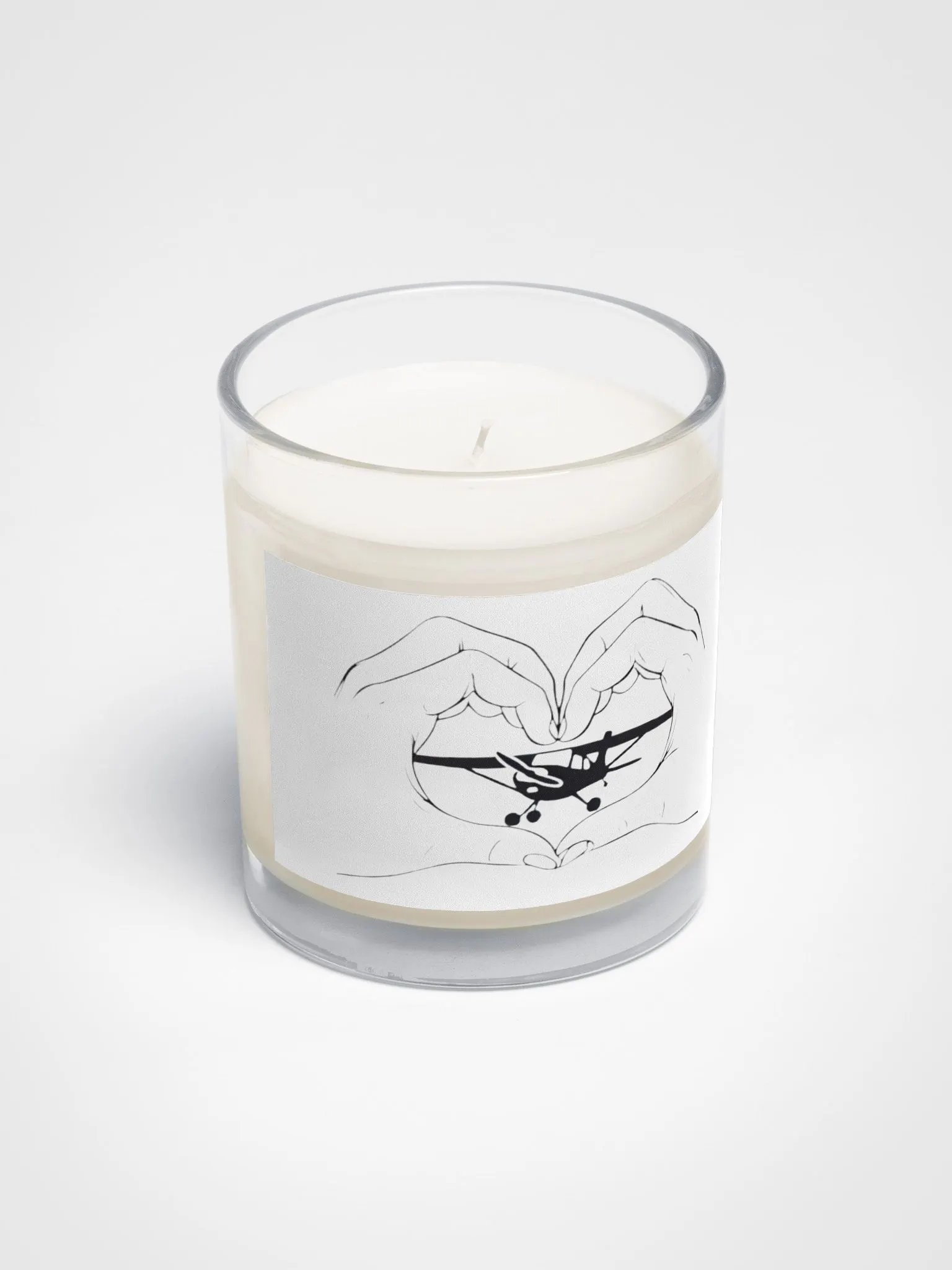 Heart Hands Airplane Candle product image (2)