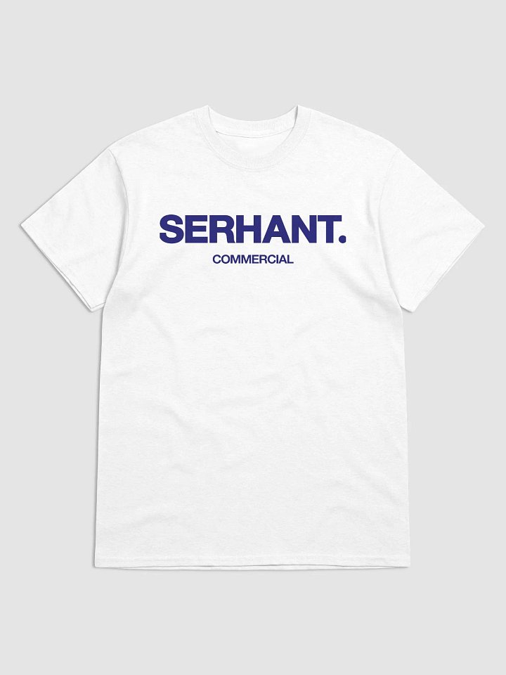 SERHANT. Commercial White T-Shirt with Large Logo product image (1)